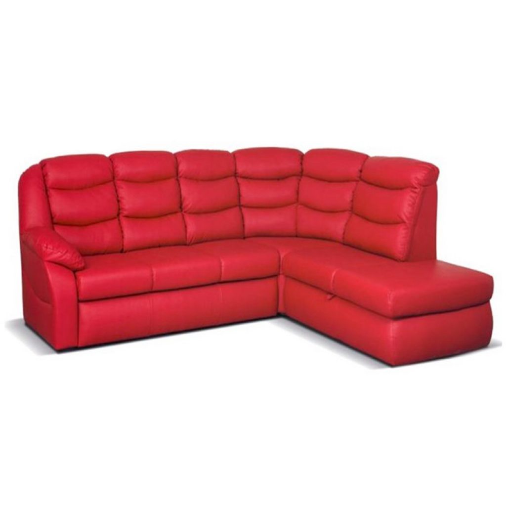 Модульный диван высокий красный угловой ИП Князев
